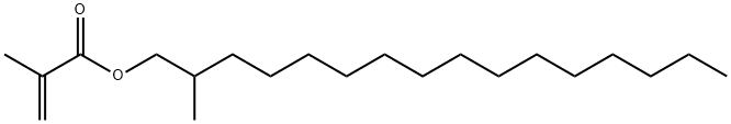 2-methylhexadecyl methacrylate  Structure