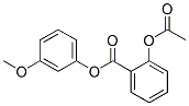 3-메톡시페닐o-아세틸살리실레이트 구조식 이미지