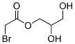 2,3-dihydroxypropyl bromoacetate Structure