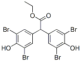 ethyl bis(3,5-dibromo-4-hydroxyphenyl)acetate Structure