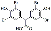 비스(3,5-디브로모-4-히드록시페닐)아세트산 구조식 이미지