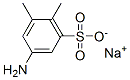 sodium 5-amino-o-xylene-3-sulphonate Structure