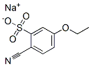 나트륨2-시아노-5-에톡시벤젠설포네이트 구조식 이미지