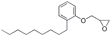 [(o-노닐페녹시)메틸]옥시란 구조식 이미지
