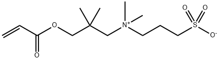 2,2-디메틸-3-[(1-옥소알릴)옥시]프로필(3-술포나토프로필)암모늄 구조식 이미지