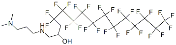 1-[[3-(dimethylamino)propyl]amino]-4,4,5,5,6,6,7,7,8,8,9,9,10,10,11,11,12,12,13,13,14,14,15,15,15-pentacosafluoropentadecan-2-ol Structure
