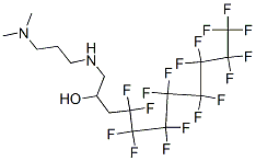 1-[[3-(dimethylamino)propyl]amino]-4,4,5,5,6,6,7,7,8,8,9,9,10,10,11,11,11-heptadecafluoroundecan-2-ol Structure