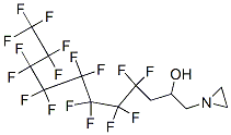 alpha-(2,2,3,3,4,4,5,5,6,6,7,7,8,8,9,9,9-heptadecafluorononyl)aziridine-1-ethanol Structure