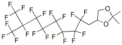 4-[2,2,3,3,4,4,5,5,6,6,7,7,8,9,9,9-hexadecafluoro-8-(trifluoromethyl)nonyl]-2,2-dimethyl-1,3-dioxolane Structure