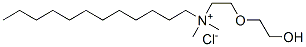 dodecyl[2-(2-hydroxyethoxy)ethyl]dimethylammonium chloride Structure