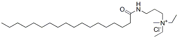 diethylmethyl[3-[(1-oxooctadecyl)amino]propyl]ammonium chloride Structure