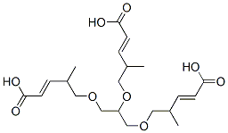 1,2,3-propanetriyltris[oxy(1-methyl-2,1-ethanediyl)] triacrylate Structure