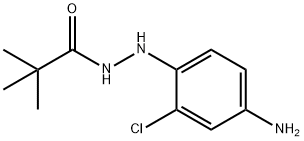 N'-(4-amino-2-chlorophenyl)-2,2-dimethylpropionohydrazide Structure