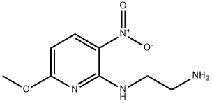 N-(6-methoxy-3-nitro-2-pyridyl)ethylenediamine  구조식 이미지