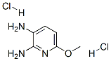 6-메톡시-2,3-피리딘다이아민 및 그 염산염 구조식 이미지