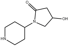 4-하이드록시-1-피페리딘-4-YL-피롤리딘-2-온 구조식 이미지