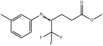 Methyl 5,5,5-trifluoro-4-(M-tolyliMino)pentanoate Structure