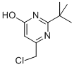 2-(TERT-BUTYL)-6-(CHLOROMETHYL)PYRIMIDIN-4-OL Structure