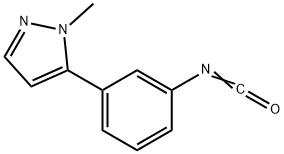 3-(1-Methyl-1H-pyrazol-5-yl)phenyl isocyanate Structure