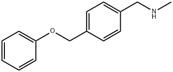 N-METHYL-4-(PHENOXYMETHYL)BENZYLAMINE Structure
