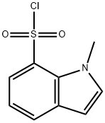 1-METHYL-1H-INDOLE-7-SULFONYL CHLORIDE Structure