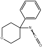 4-이소시아나토-4-페닐테트라히드로피란 구조식 이미지