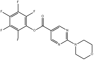 Pentafluorophenyl 2-morpholin-4-ylpyrimidine-5-carboxylate Structure