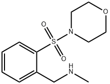 4-{2-[(Methylamino)methyl]phenylsulphonyl}morpholine Structure