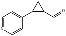 2-피리딘-4-일시클로프로판카르복스알데히드,기술 구조식 이미지