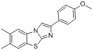6,7-DIMETHYL-2-(4-METHOXYPHENYL)IMIDAZO[2,1-B]BENZOTHIAZOLE Structure