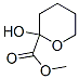 2H-Pyran-2-carboxylicacid,tetrahydro-2-hydroxy-,methylester(9CI) Structure