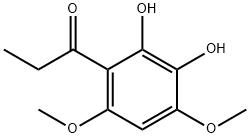 1-(2,3-디히드록시-4,6-디메톡시페닐)-1-프로파논 구조식 이미지
