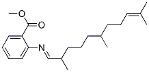 methyl 2-[(2,6,10-trimethyl-9-undecenylidene)amino]benzoate Structure