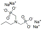 사나트륨[(프로필이미노)비스(메틸렌)]디포스포네이트 구조식 이미지