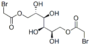D-글루시톨1,6-비스(브로모아세테이트) 구조식 이미지