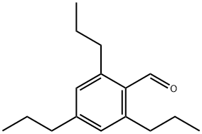 2,4,6-tripropylbenzaldehyde Structure