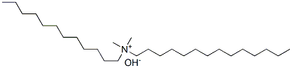 dodecyldimethyltetradecylammonium hydroxide 구조식 이미지