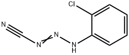 3-(2-chlorophenyl)-1-triazene-1-carbonitrile Structure