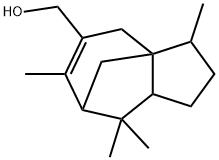 2,3,4,7,8,8a-hexahydro-3,6,8,8-tetramethyl-1H-3a,7-methanoazulene-5-methanol 구조식 이미지