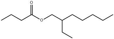 2-ethylheptyl butyrate Structure