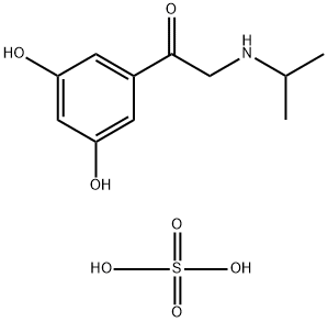 bis[[2-(3,5-dihydroxyphenyl)-2-oxoethyl]isopropylammonium] sulphate Structure