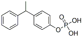 p-(1-phenylethyl)phenyl dihydrogen phosphate Structure