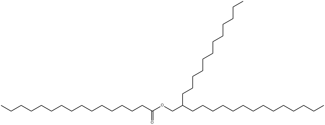 2-dodecylhexadecyl palmitate Structure