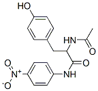 2-acetamido-3-(p-hydroxyphenyl)-N-(p-nitrophenyl)propionamide Structure