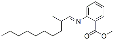 methyl 2-[(2-methyldecylidene)amino]benzoate Structure