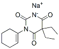 sodium 1-(1-cyclohexen-1-yl)-5,5-diethylbarbiturate Structure