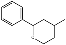 tetrahydro-4-methyl-2-phenyl-2H-pyran Structure
