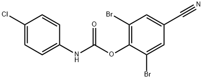 2,6-dibromo-4-cyanophenyl 4-chlorophenylcarbamate Structure