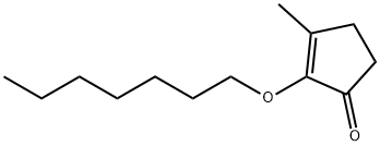 2-(heptyloxy)-3-methylcyclopent-2-en-1-one  Structure