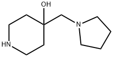 4-(PYRROLIDIN-1-YL-METHYL)PIPERIDIN-4-OL Structure